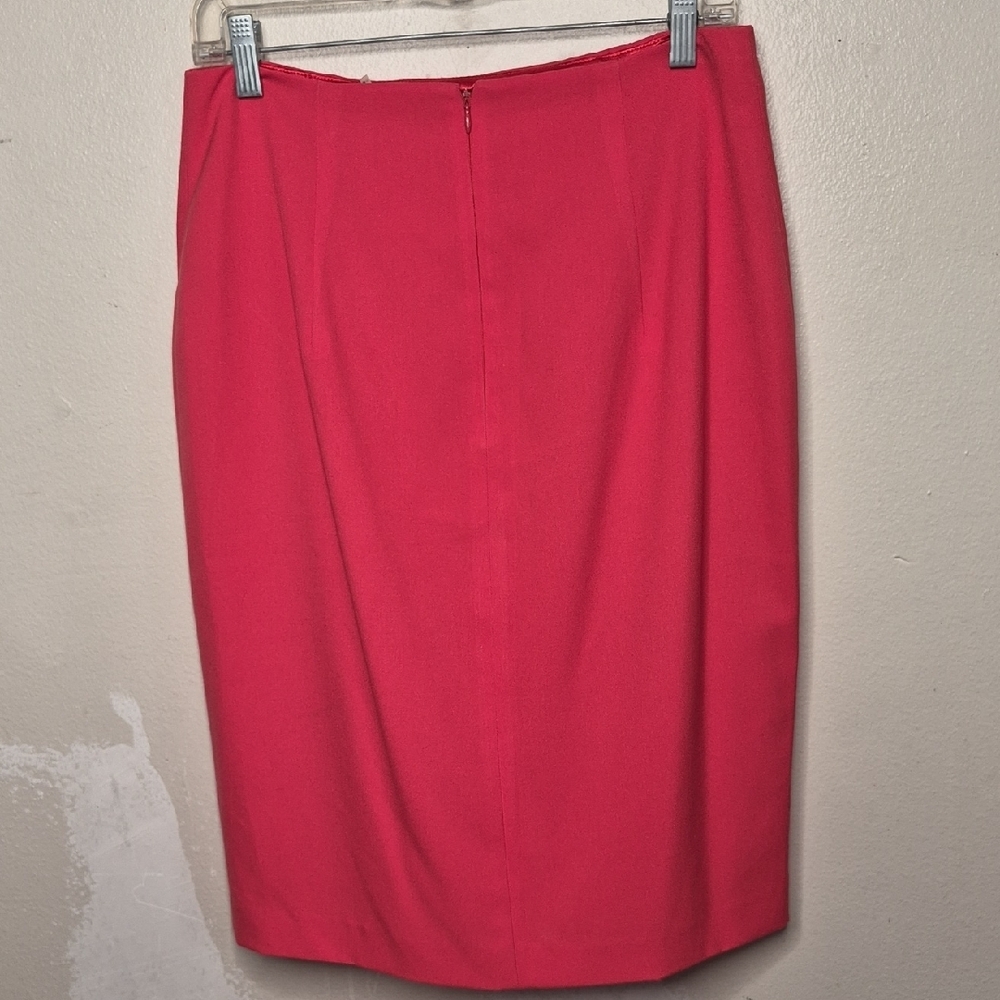 Elie Tahari Woman's Coral Suit and midi Skirt Size 10 - Picture 11 of 15